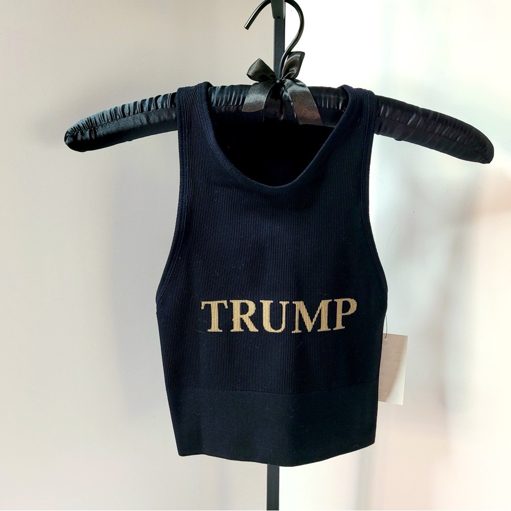 TRUMP YOGA EXERCISE WORKOUT ATHLEISURE TOP XS/S 🇺🇸.                       W004
